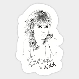 Raquel witch 80s, beauty Sticker